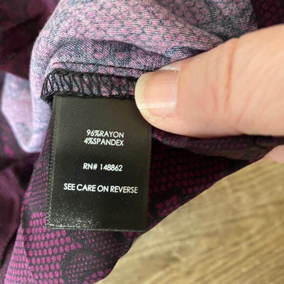 Torrid 2X Purple Floral Wide Leg Jumpsuit Flutter Sleeve Pockets lace pattern - Picture 6 of 10